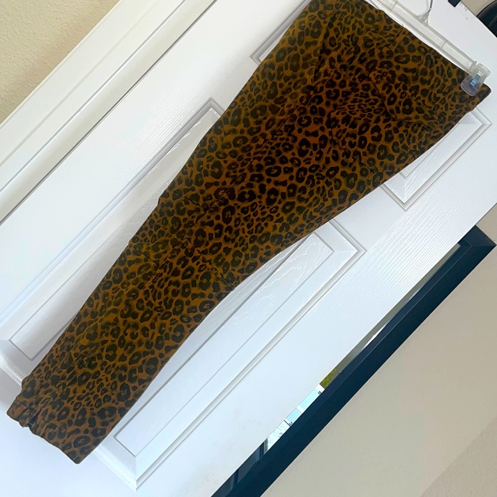 Anthropologie x Sanctuary Animal Print joggers . Excellent New like condition
